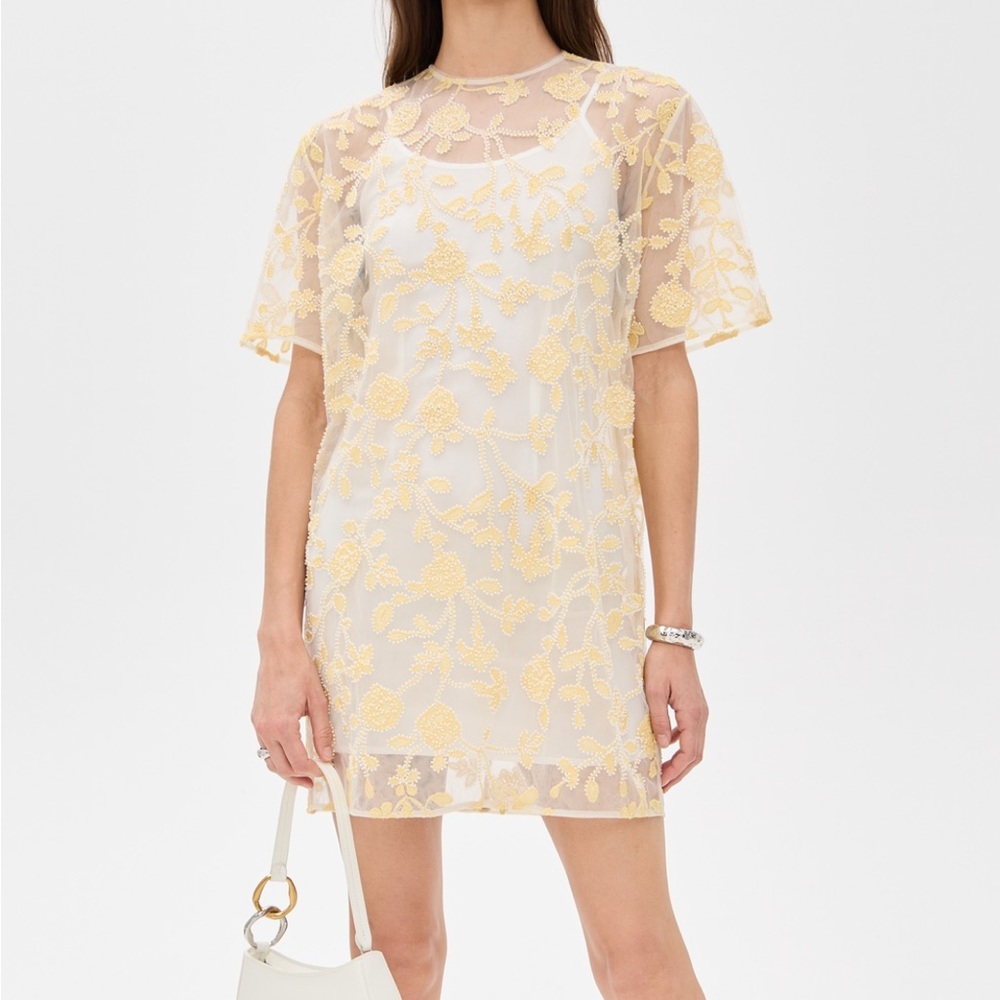 ✨NWT ROTATE Flower Beads Dress✨